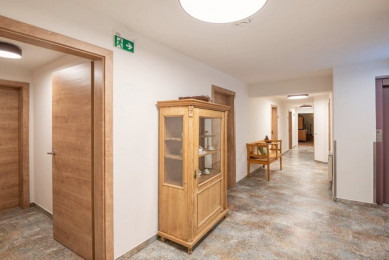 Ansicht Zimmerflur, zweiter Stock im Hotel Stegerbräu