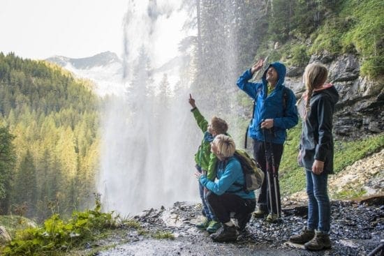 Schöne Wanderung zum Johanneswasserfall bei den Gnadenalmen