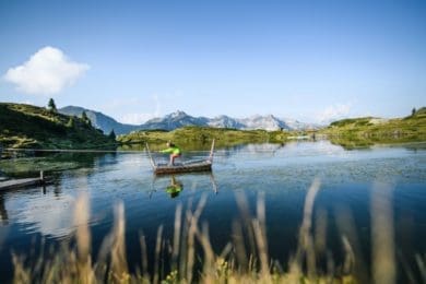 Familien-Erlebnisse am Bergsee Obertauern ©Tourismusverband Obertauern