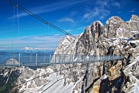 Die Hängebrücke am Dachstein ©Buchegger