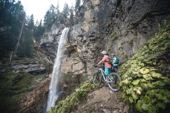 Johanneswasserfall - Stopp entlang des Stoneman Taurista ©Tourismus Obertauern