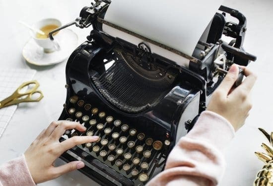 Newsletter-alte-Schreibmaschine