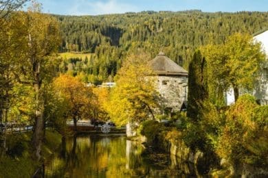 Oktober Urlaub in Österreich  - Herbst Impressionen aus Radstadt am Teichturm