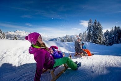 Rodeln in Radstadt - 6 km lange Rodelbahn Königslehen