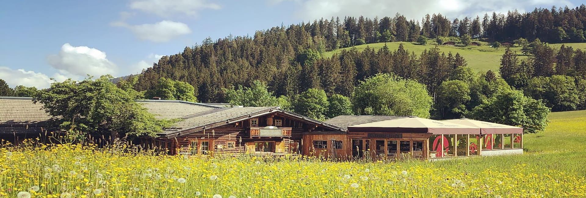 Die Arlhofhütte in Altenmarkt ist im Sommer die ideale Location für Hochzeiten und Familienfeiern