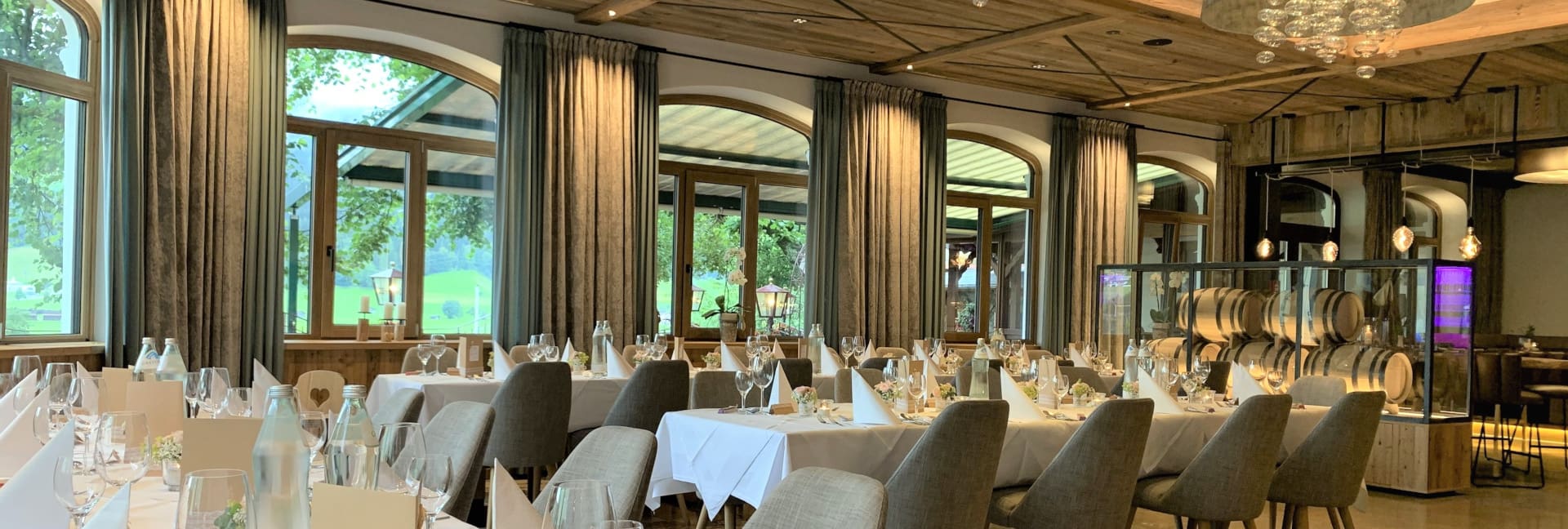 Feiern im Restaurant Stegerbräu - unser Bräusaal für alle Anlässe