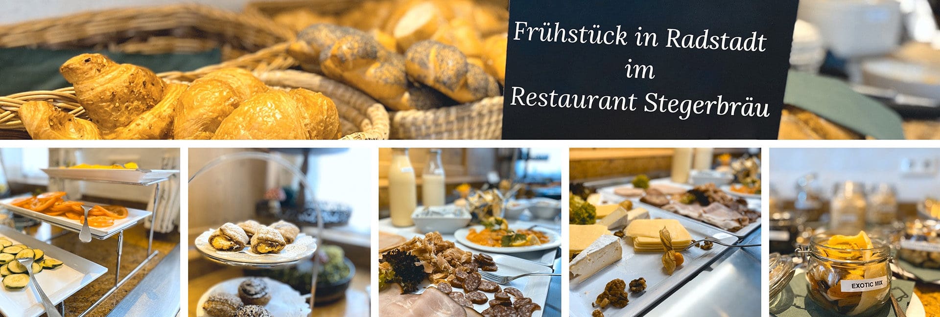 Frühstücken in Radstadt - Frühstück vom Buffet - Restaurant Stegerbräu