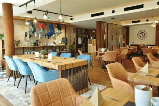 Das neue Frühstücks-Restaurant im Stegerbräu, in Radstadt