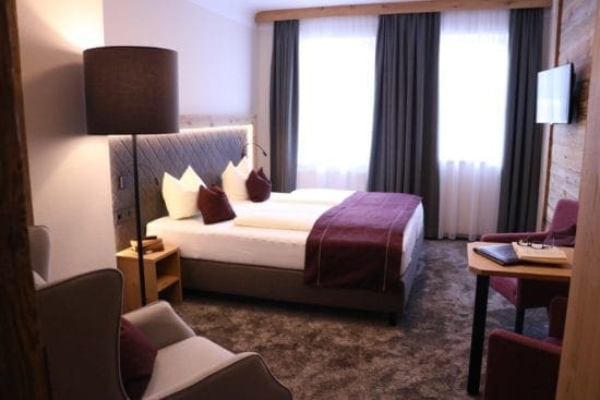 Zimmer im Hotel Stegerbräu, Wohnbeispiel Wohnbeispiel Doppelzimmer (rechter Hoteltrakt)