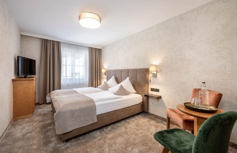 Cosy rooms in Radstadt at Hotel Stegerbräu in the Salzburger Sportwelt