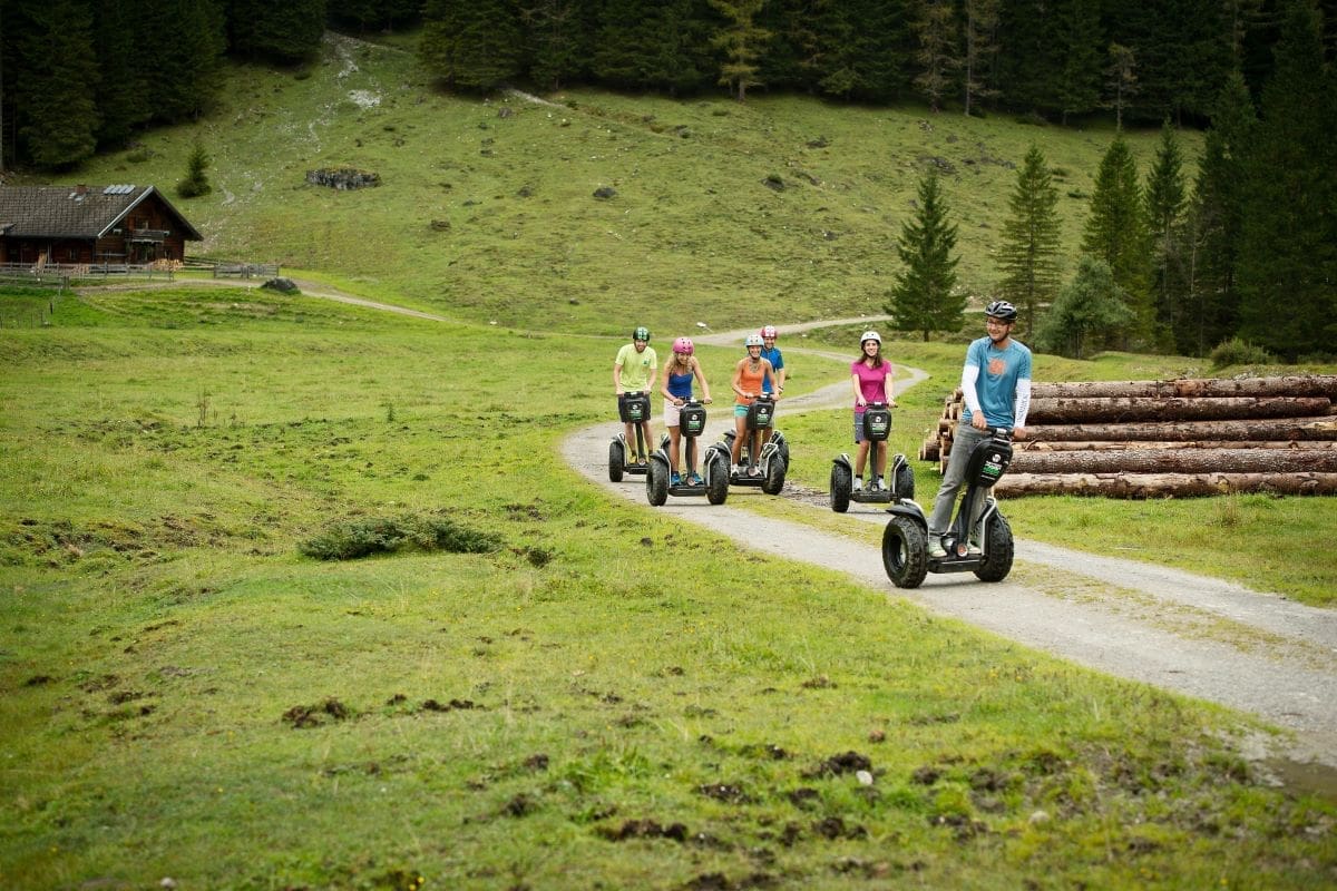 Segway fahren in Flachu ©Flachau Tourismus/Markus Berger