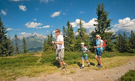 Eine Wanderung am Rossbrand ist ein absolutes Muss im Sommer Urlaub in Radstadt