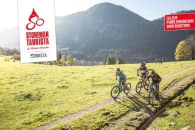 Mountainbiker auf dem Stoneman Taurista Trail