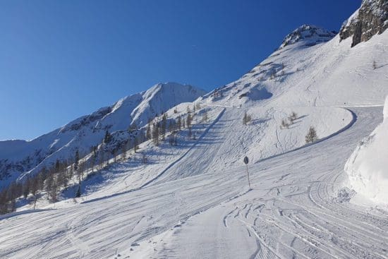 Traumhafte Schneebedingungen im Februar auf den Skipisten der Salzburger Sportwelt